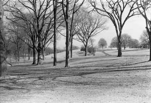 Piedmont Park in winter, 1970