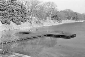Piedmont Park Clara Meer Dock, February, 1970