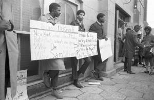 Petitioners against Sam Massell and Benjamin Mays for not honoring Martin Luther King, Jr., 1970.