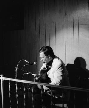 Country artist and songwriter John D. Loudermilk performing, 1969