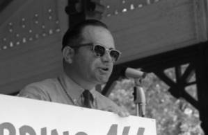 Speaker at a Nagasaki Day Rally, 1968