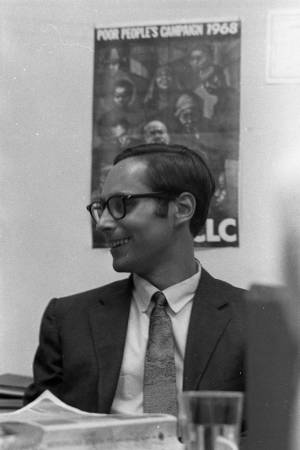 Vietnam War resister Dr. Howard B. Levy during a "Great Speckled Bird" interview, 1969