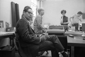 Vietnam War resister Dr. Howard B. Levy during a "Great Speckled Bird" interview, 1969