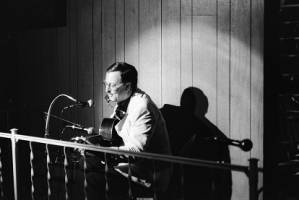 Country artist and songwriter John D. Loudermilk performing, 1969