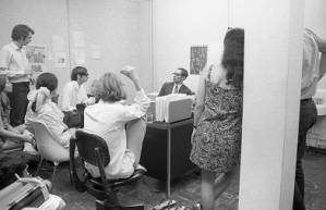 Vietnam War resister Dr. Howard B. Levy during a "Great Speckled Bird" interview, 1969