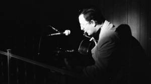 Country artist and songwriter John D. Loudermilk performing, 1969