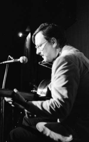 Country artist and songwriter John D. Loudermilk performing, 1969