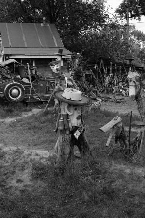 Primitive wooden folk art, 1969