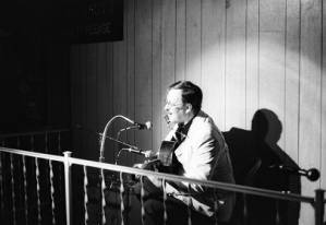 Country artist and songwriter John D. Loudermilk performing, 1969