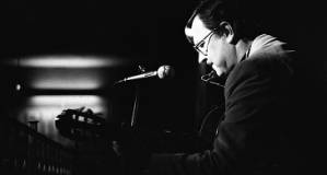 Country artist and songwriter John D. Loudermilk performing, 1969