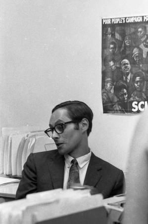 Vietnam War resister Dr. Howard B. Levy during a "Great Speckled Bird" interview, 1969