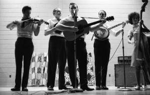 The Roanokes performing at a country music benefit concert at the Grant Park Elementary School, 1969