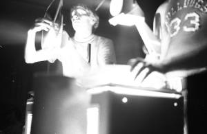 Electric Collage Light Show supporting the Hampton Grease Band at the Georgian Terrace, 1969
