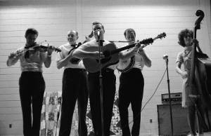 The Roanokes performing at a country music benefit concert at the Grant Park Elementary School, 1969