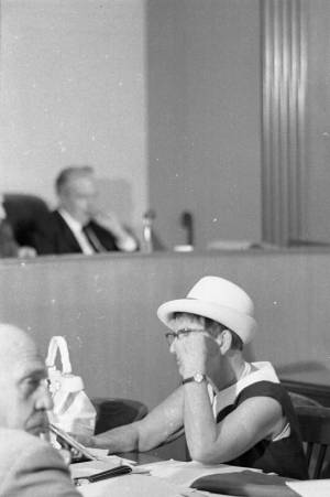 Atlanta Transit fare increase hearing, 1969