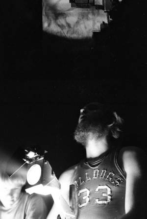 Electric Collage Light Show supporting the Hampton Grease Band at the Georgian Terrace, 1969