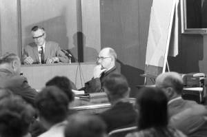 Atlanta Transit fare increase hearing, 1969