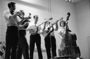 The Roanokes performing at a country music benefit concert at the Grant Park Elementary School, 1969