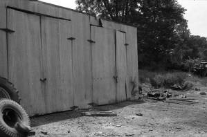 Abandoned gas station, 1969