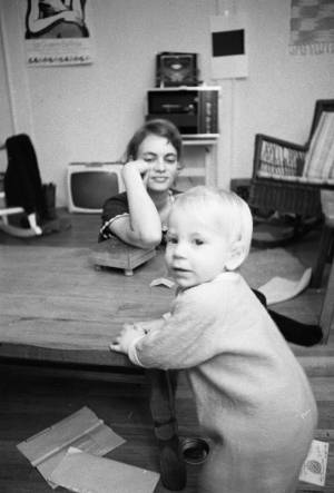 Zachary and his mother Stephanie, 1969