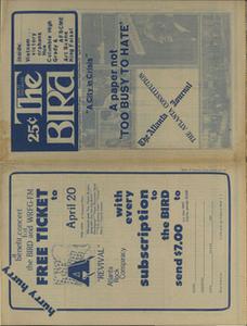 Great Speckled Bird v. 8 no. 15 (April 10, 1975)