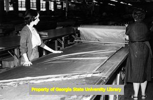 United Textile Workers of America, Local 277, members on the shop floor