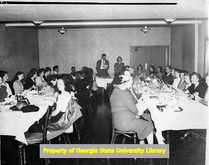 Roy Whitmire at a union meeting