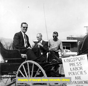 Kingsport Press strike scene