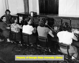 Switchboard operators for Georgia Continental Telephone Company