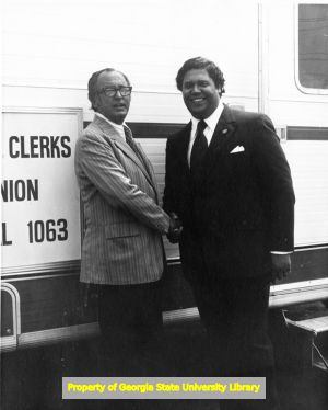 William N. Jenkins and Mayor Maynard Jackson