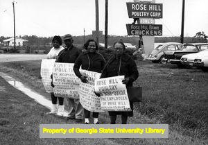 Rose Hill Poultry Company strikers