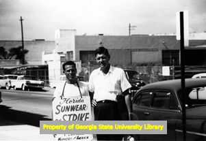 ACWA strikers, Florida, 1961