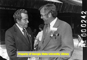 Sol Chaikin and Herbert Mabry at Georgia State AFL-CIO Annual Convention
