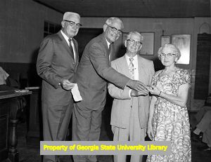Edwin B. Brown, Van Pittman, Mr. and Mrs. Joinville