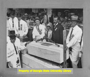 Atlanta Labor Temple cornerstone ceremony.