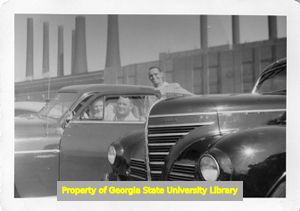 Union members in a car