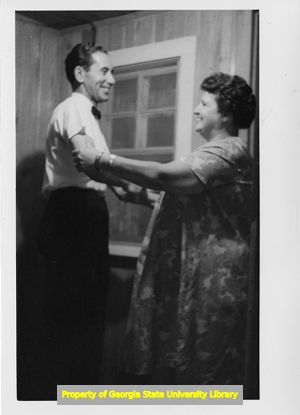 A couple dancing in Cartersville, Georgia.