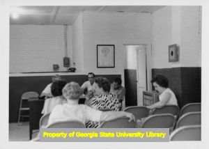 E-Z Mills workers meeting, Cartersville, Georgia.