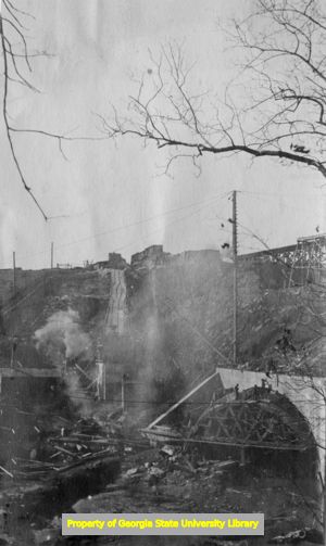 Railroad construction, C. J. French collection