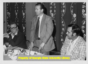 Speaker at a Union Event.