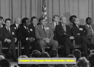 Attendees to the White House Conference on Domestic and Economic Affairs, Atlanta, Georgia, February 3, 1975.