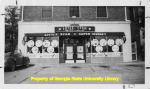 Exterior of Little Star Food Store #611, Fayetteville, North Carolina.