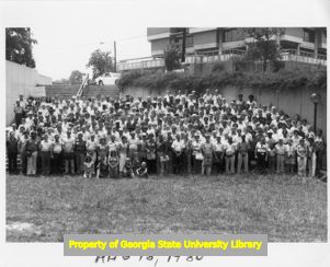 Attendees to UAW Region 8 Convention, August 18, 1980.