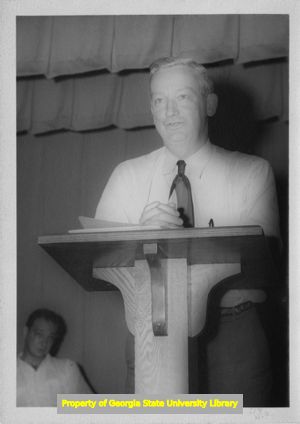 CIO leader Oral L. Garrison speaking in North Carolina