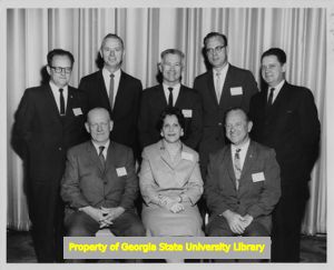 Labor leaders at an event