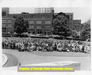 Attendees to a Georgia Federation of Labor meeting, Municipal Auditorium, Atlanta, Georgia, May 16 - 18, 1951.