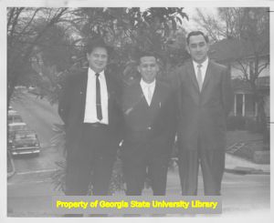J. W. Giles and two other men, Atlanta, Georgia.