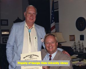 E. T. Kehrer and Max Cleland, 1980s.
