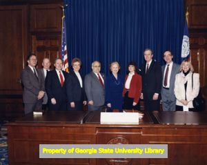 Group portrait of the Georgia Committee for the Humanities, 1987