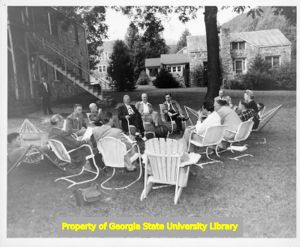 Meeting of CIO officials at Lake Junaluska, North Carolina, 1950s.